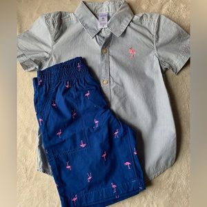 CARTE’S Shirt and Shorts pants size 4T.